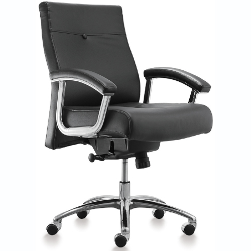 办公椅|现代真皮中班椅|办公家具|中班椅 CG-D763