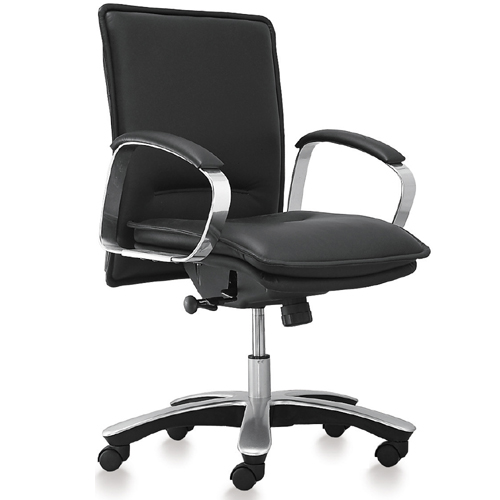 办公椅|现代真皮中班椅|办公家具|中班椅 CG-D793