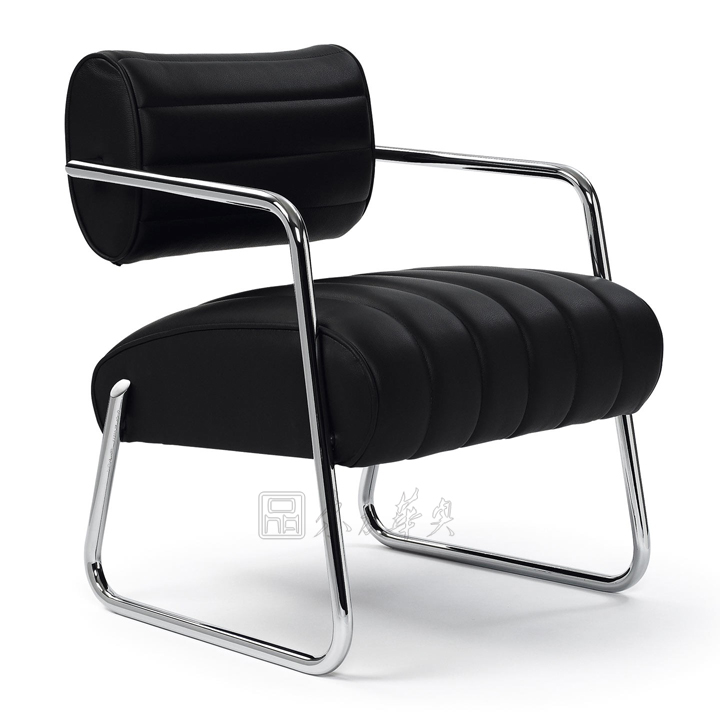 现代经典休闲椅|真皮休闲椅|办公家具|真皮休闲椅|休闲椅，餐椅，洽谈椅 CG-Gray-01