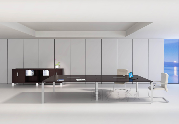 会议台|板式会议台|办公家具|钢木会议台|时尚会议桌|会议台|会议桌 CG-MS02T