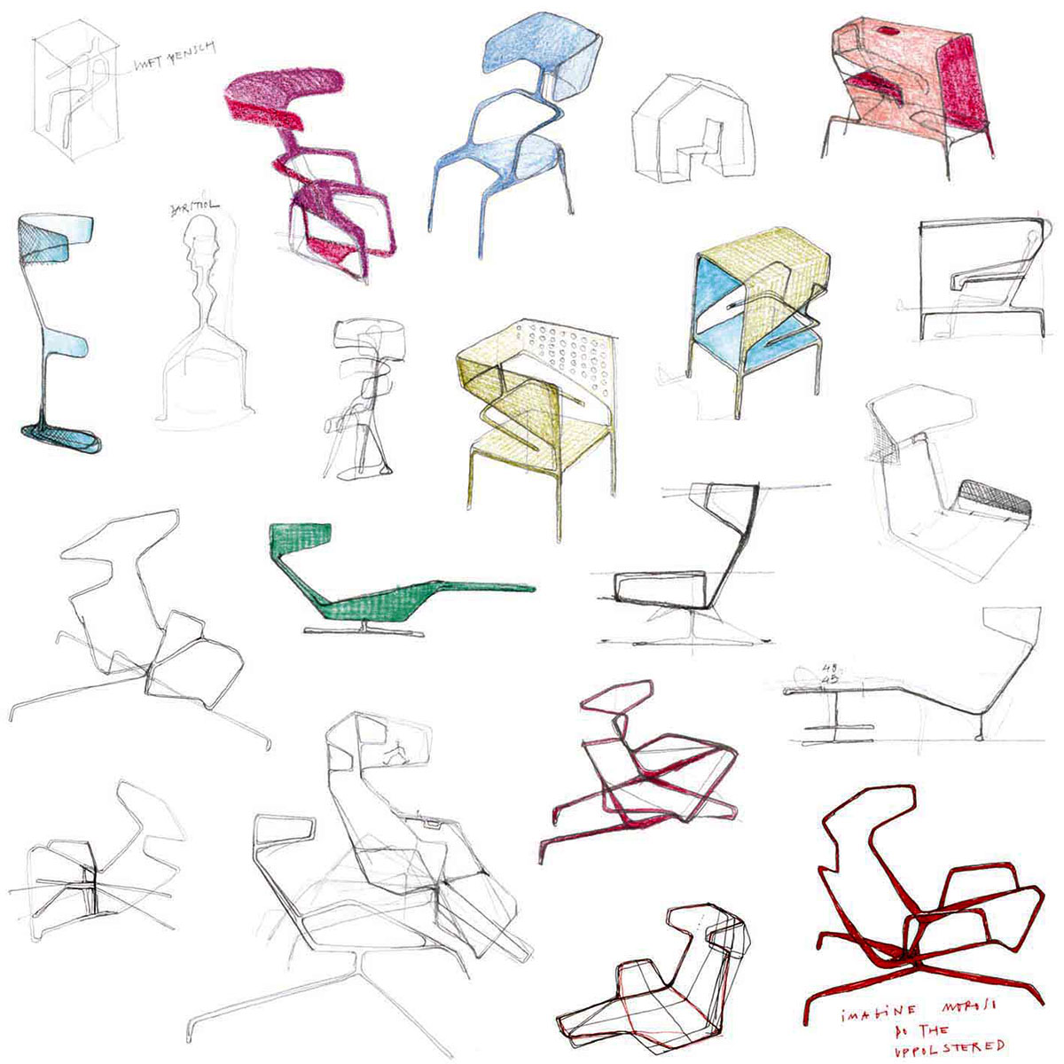 创意家具 - 坐具|休闲椅|办公家具|设计师家具|行走椅