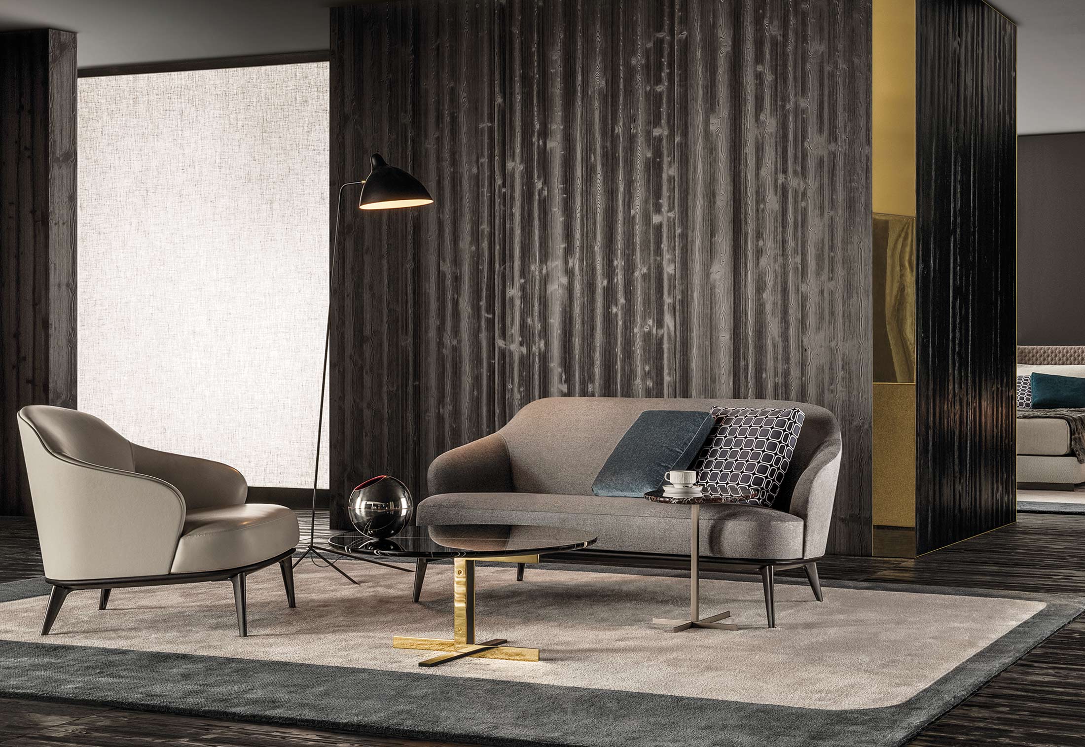 创意家具 - 坐具|沙发|办公家具|设计师家具|莱斯利沙发