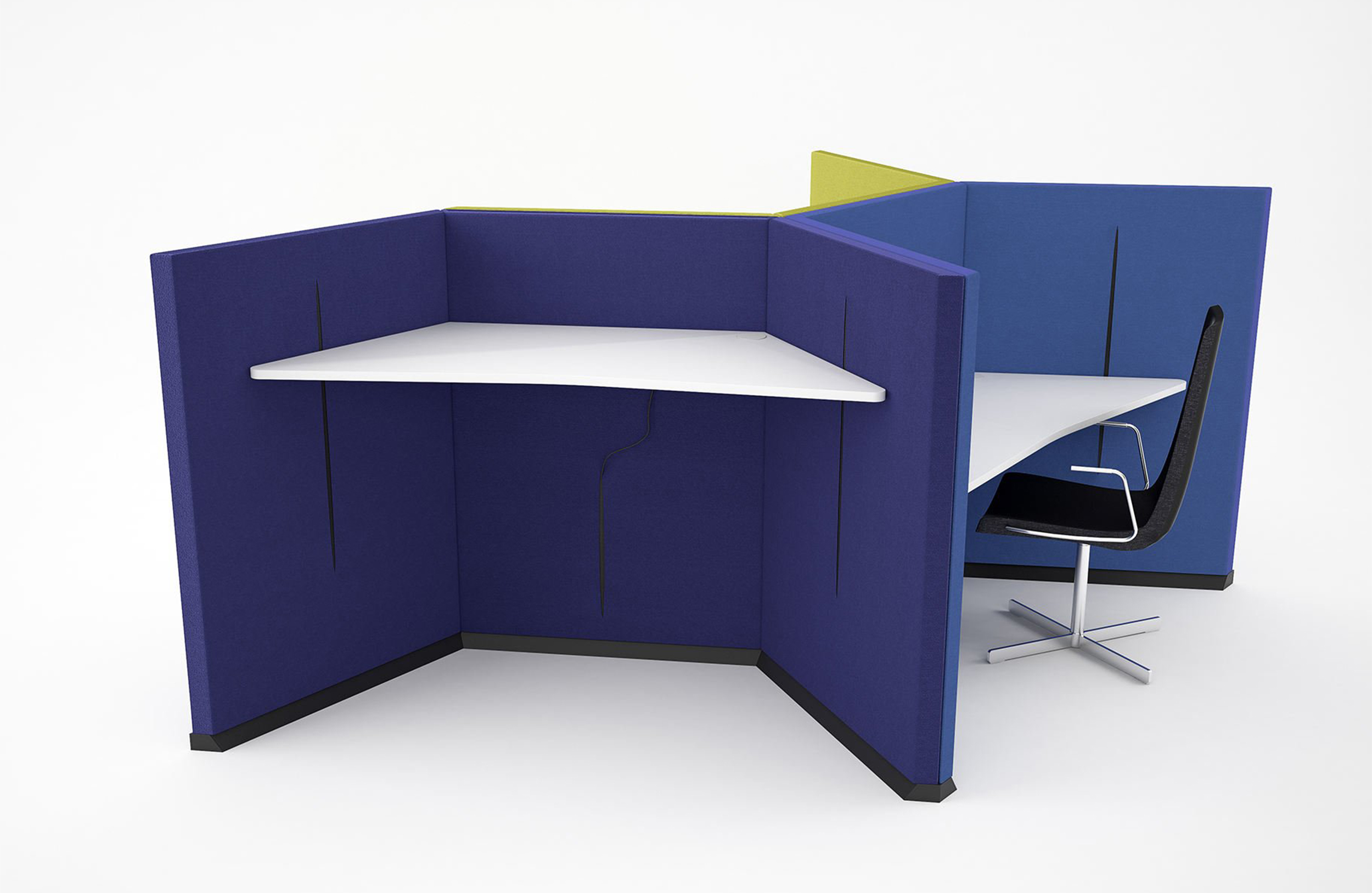 办公屏风|屏风工作站|办公家具|设计师家具|My Hive工作位隔断