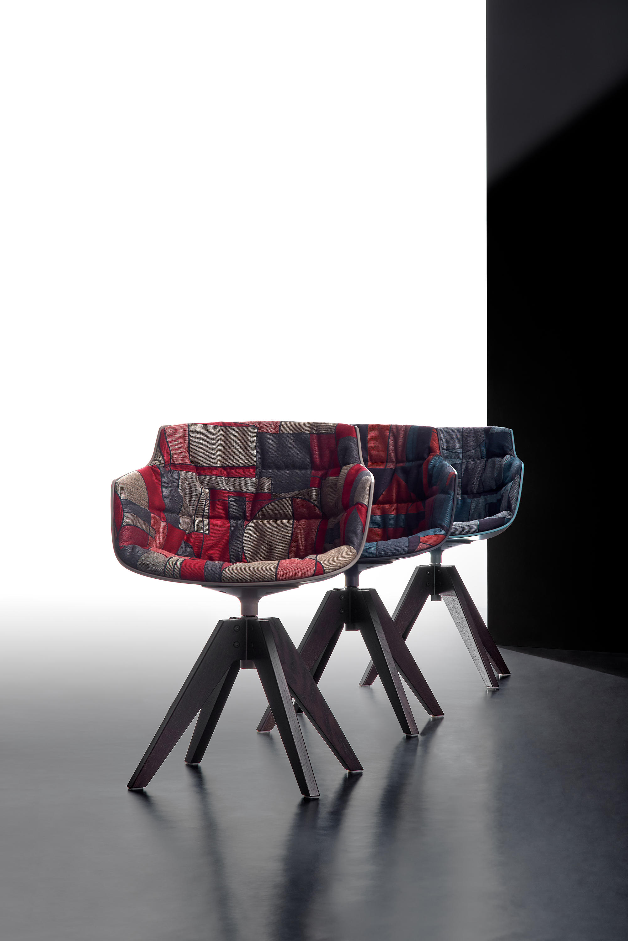 创意家具 - 坐具|餐椅|办公家具|设计师家具|FLOW SLIM COLOR  洽谈椅/餐椅