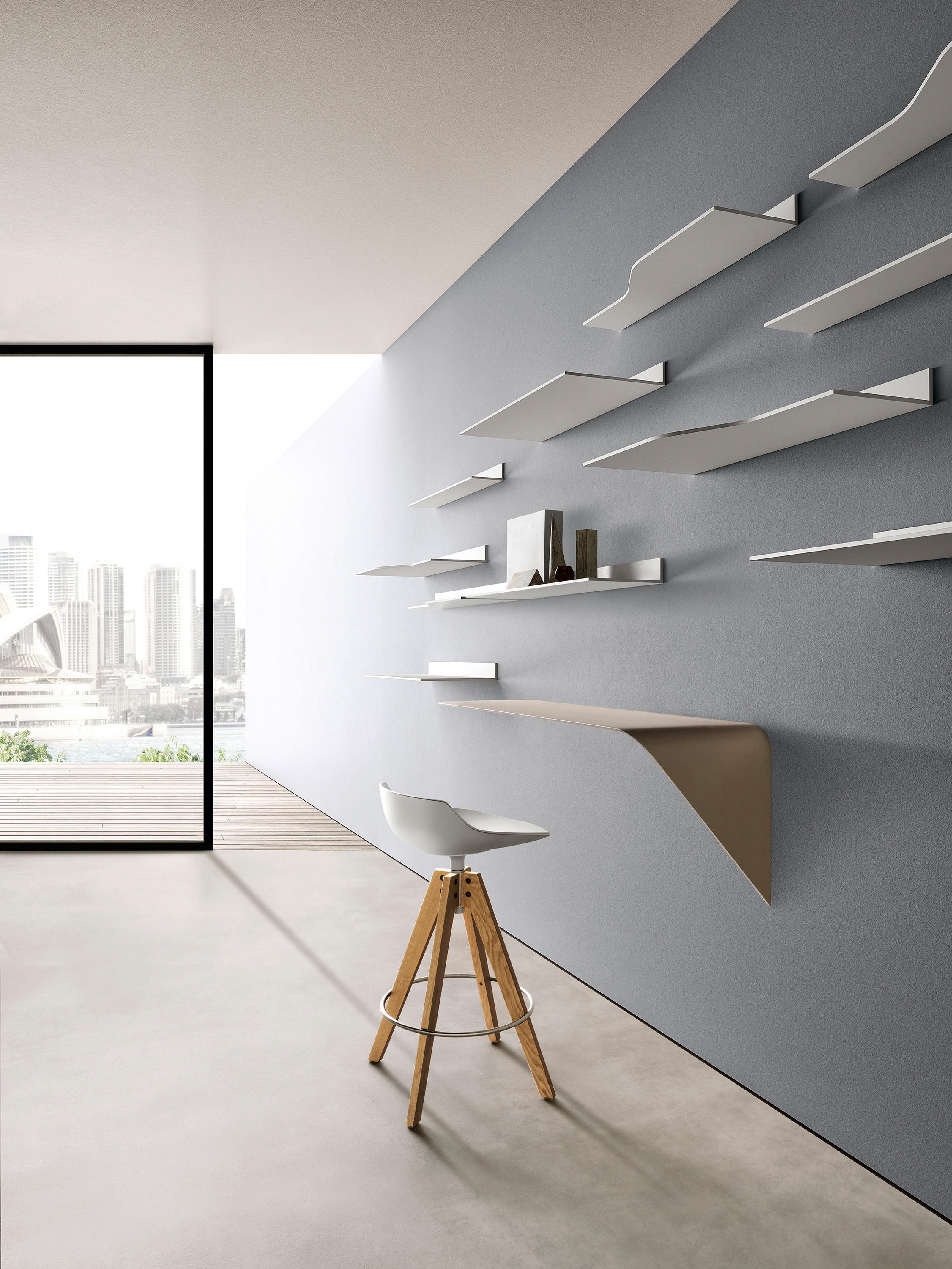 创意家具 - 坐具|吧椅/凳子|办公家具|设计师家具|FLOW STOOL 吧椅