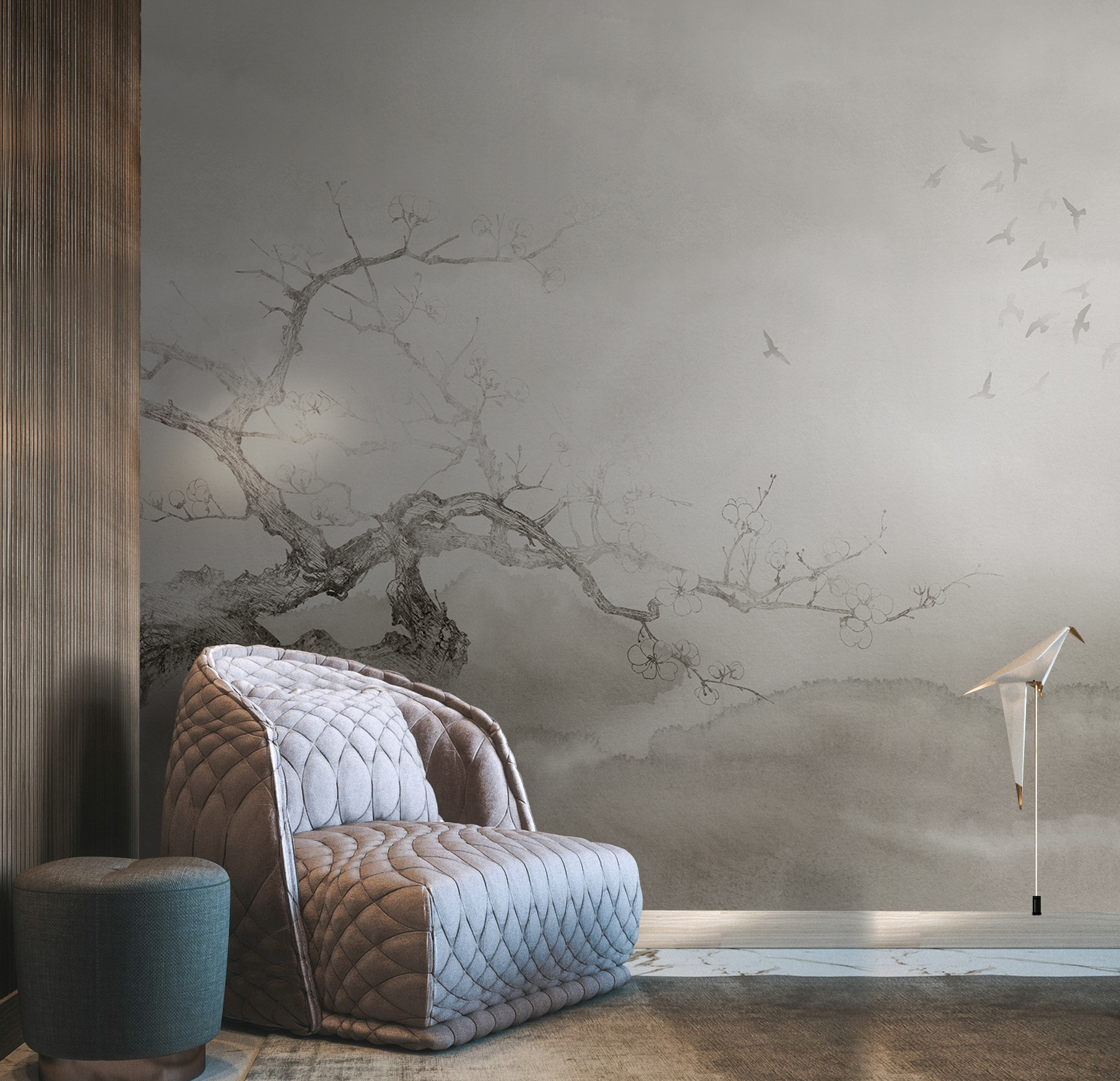 创意家具 - 附件|装饰画/墙饰|办公家具|设计师家具|梅-原创定制壁画