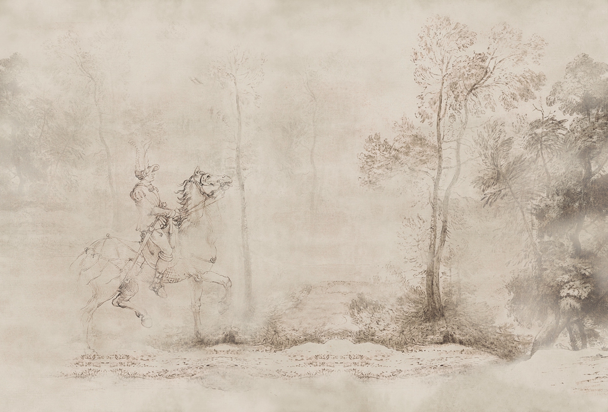 [创意家具 - 附件|装饰画/墙饰|办公家具|设计师家具|骑士-原创定制壁画]