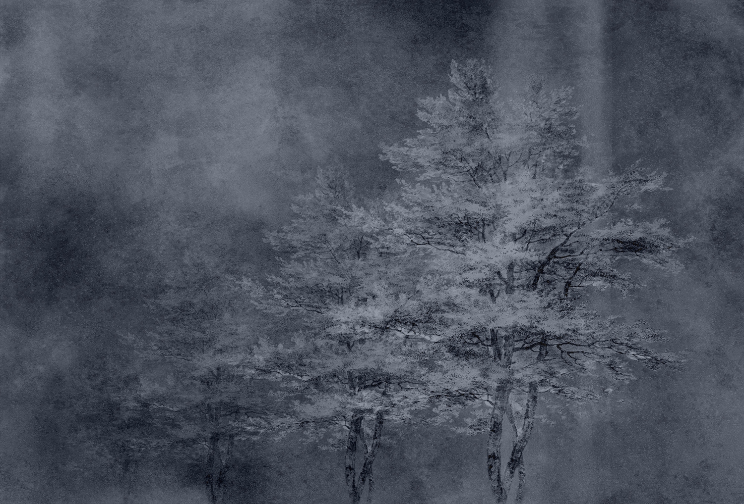 创意家具 - 附件|装饰画/墙饰|办公家具|设计师家具|雾凇-原创定制壁画