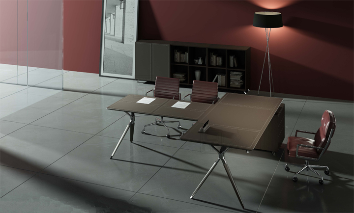 [办公台|时尚大班台|办公家具|设计师家具|时尚大班台]