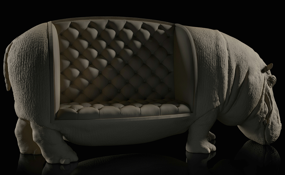 创意家具 - 坐具|休闲椅|办公家具|设计师家具|河马椅