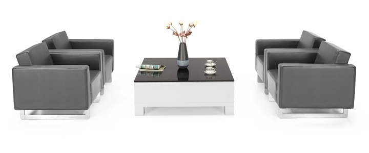 办公沙发|玻璃茶几|办公家具|玻璃茶几|茶几，实木茶几，钢木茶几