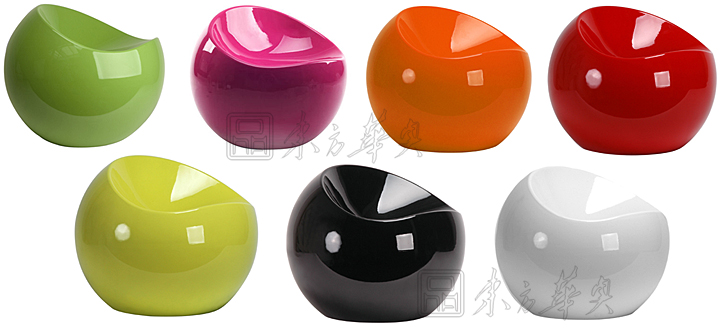 现代经典休闲椅|塑料休闲椅|办公家具|蒲团球椅|球椅，休闲椅，设计师椅