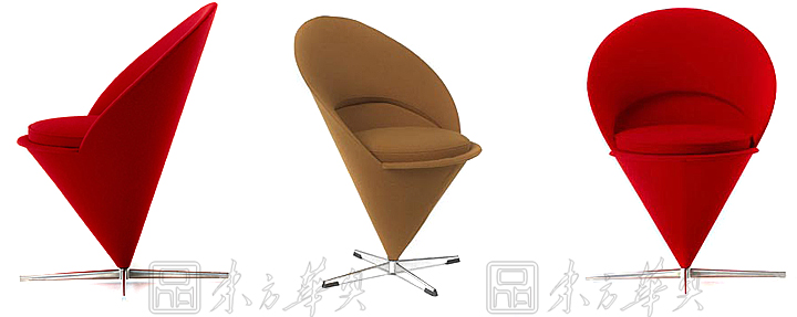 现代经典休闲椅|布面休闲椅|办公家具|潘顿圆锥椅|圆锥休闲椅|休闲椅，布面休闲椅，餐椅，酒吧椅