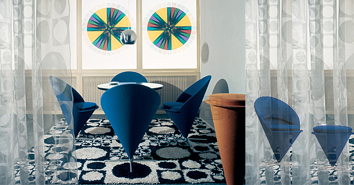 现代经典休闲椅|布面休闲椅|办公家具|潘顿圆锥椅|圆锥休闲椅|休闲椅，布面休闲椅，餐椅，酒吧椅