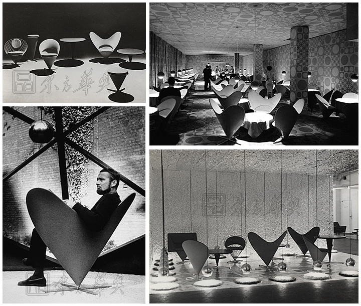 现代经典休闲椅|布面休闲椅|办公家具|潘顿心椅|心型休闲椅