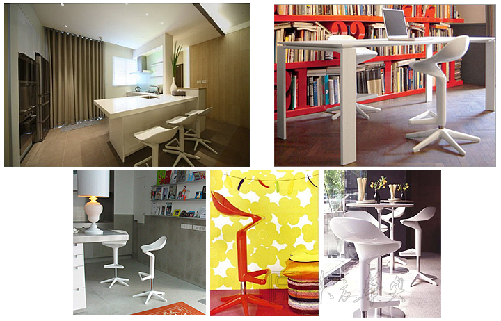 现代经典休闲椅|吧椅|办公家具|汤匙椅|休闲椅，吧椅，塑料椅，设计师椅，高脚椅，升降吧椅