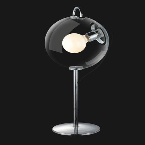 现代经典灯饰|台灯|办公家具|Micons Tavolo 清光圆球 现代玻璃台灯