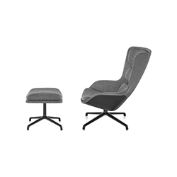 条纹躺椅&脚踏 杰斯&劳布  herman miller家具品牌