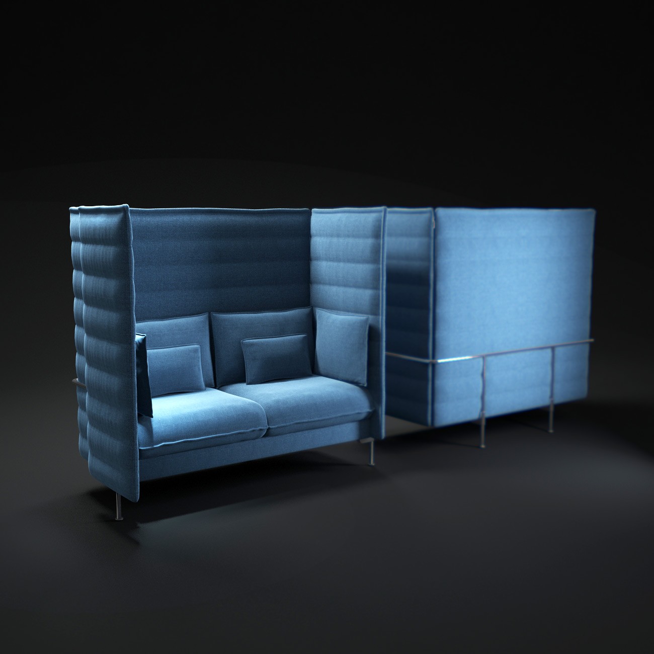 办公沙发|布面沙发|办公家具|万象城(中国)家具|alcove 高背沙发