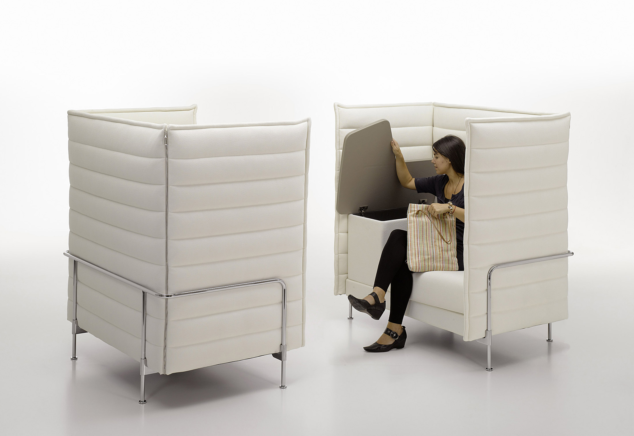 会议台|静音舱/洽谈屋|办公家具|万象城(中国)家具|Alcove 卡位沙发