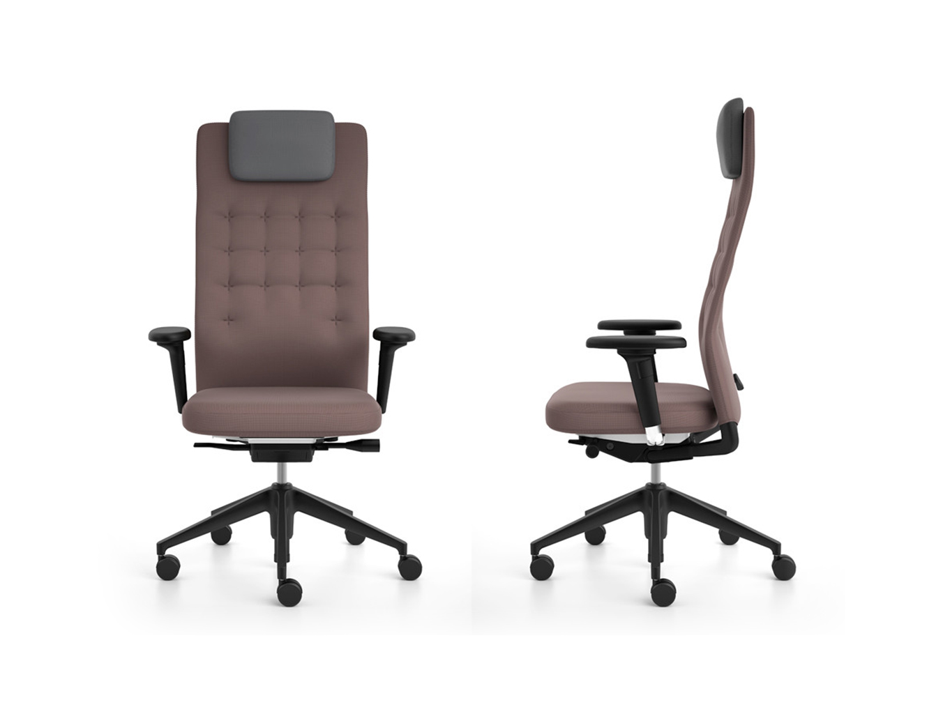 办公椅|现代真皮中班椅|办公家具|万象城(中国)家具|ID Trim 大班椅