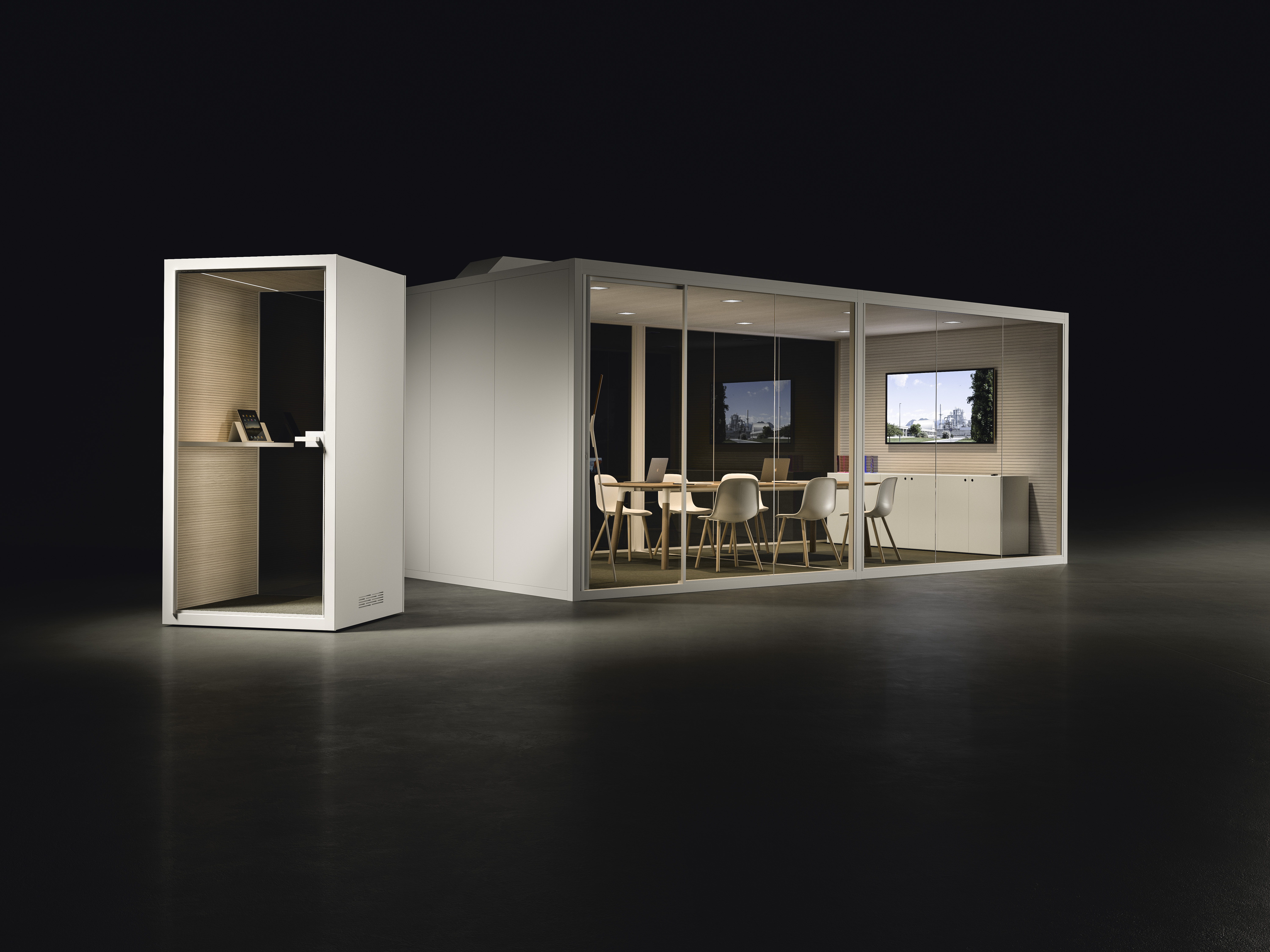 会议台|静音舱/洽谈屋|办公家具|万象城(中国)家具|Acoustic Room Mini 隔音屋
