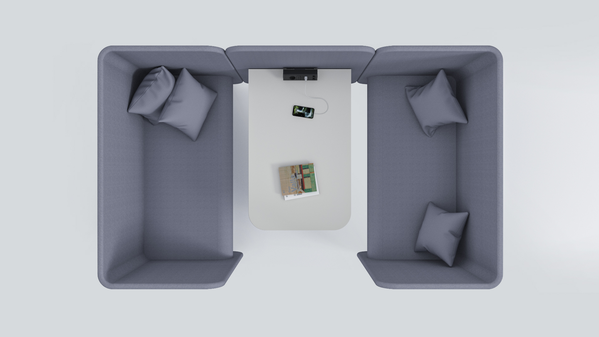 办公屏风|屏风工作站|办公家具|万象城(中国)家具|Hug Modular Pods 工作卡位