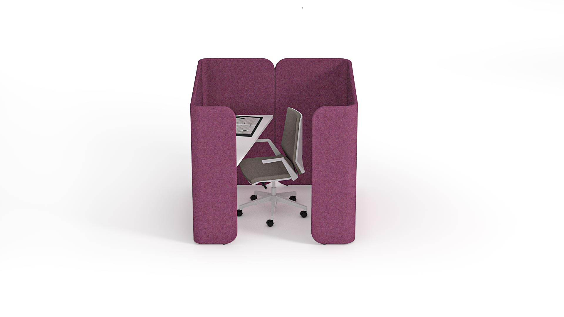 办公屏风|屏风工作站|办公家具|万象城(中国)家具|Hug Modular Pods 工作卡位