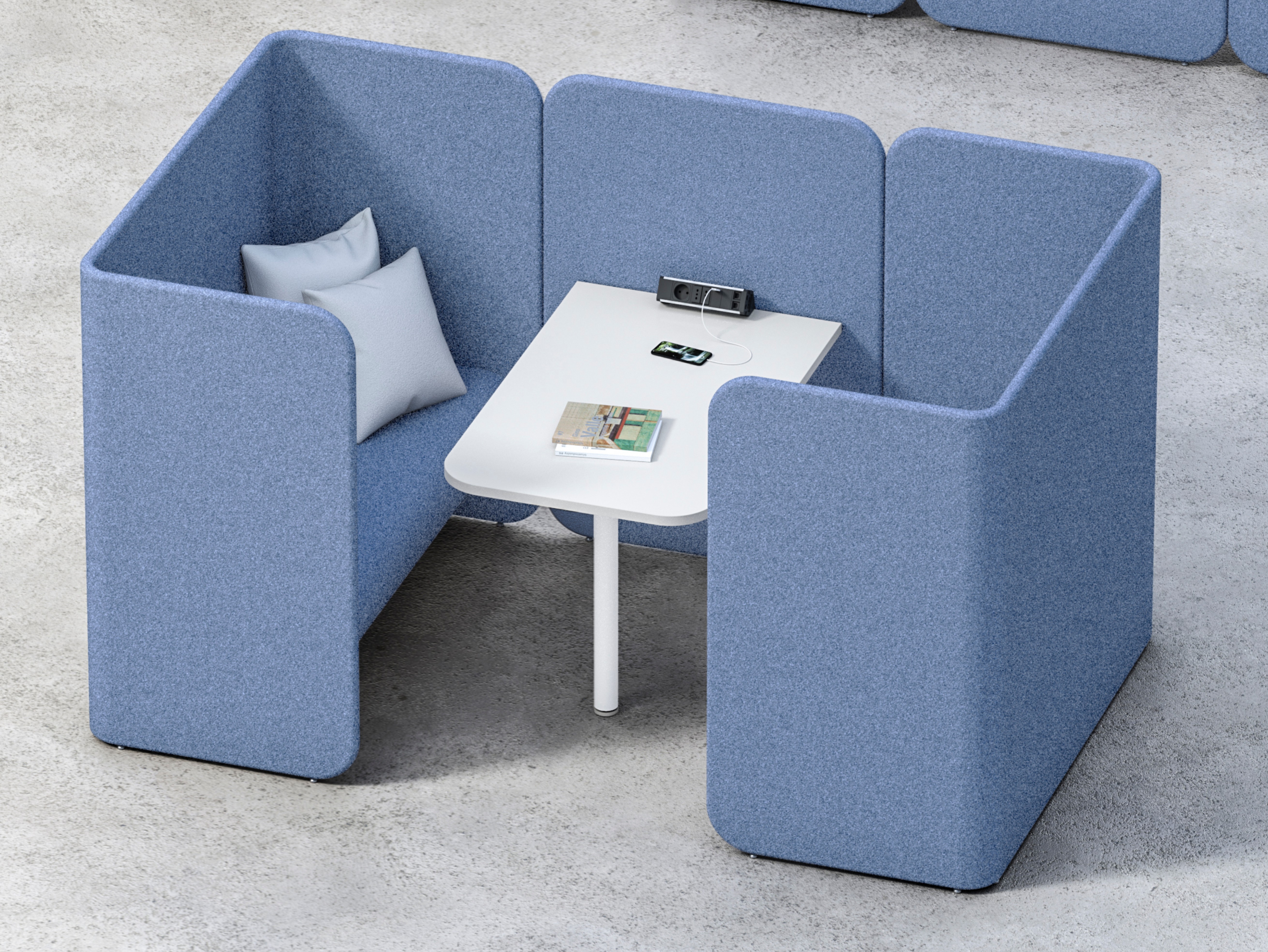 办公屏风|屏风工作站|办公家具|万象城(中国)家具|Hug Modular Pods 工作卡位