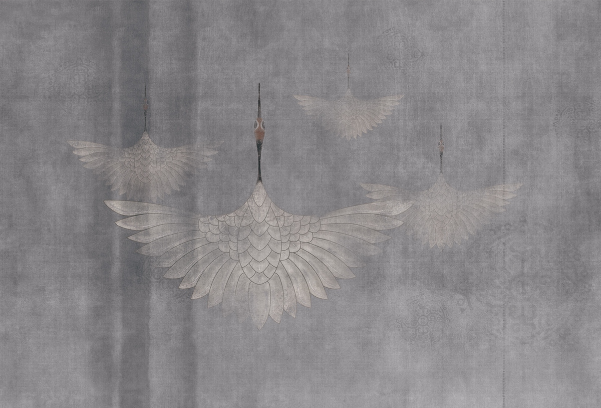 万象城网页版 - 附件|装饰画/墙饰|办公家具|万象城(中国)家具|鹤舞-原创定制壁画