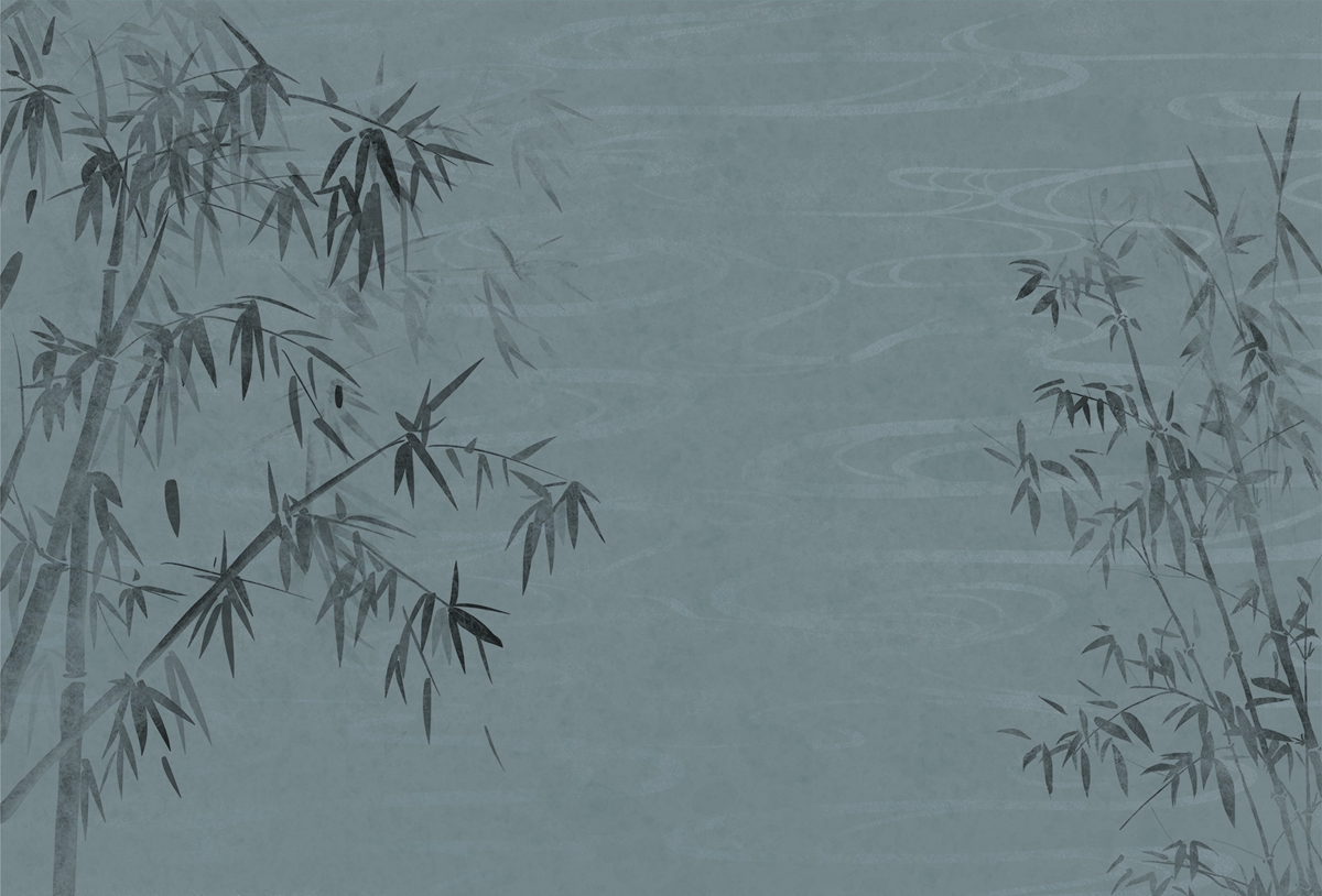 万象城网页版 - 附件|装饰画/墙饰|办公家具|万象城(中国)家具|凤竹-原创定制壁画