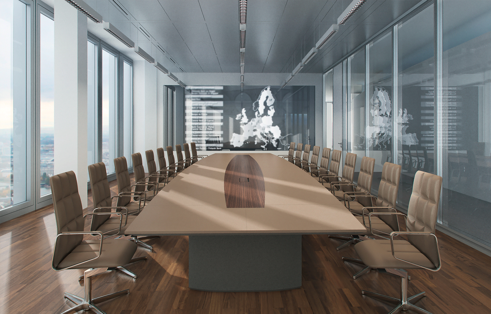 会议台|实木会议台|办公家具|万象城(中国)家具|SCALE-MEDIA 会议台