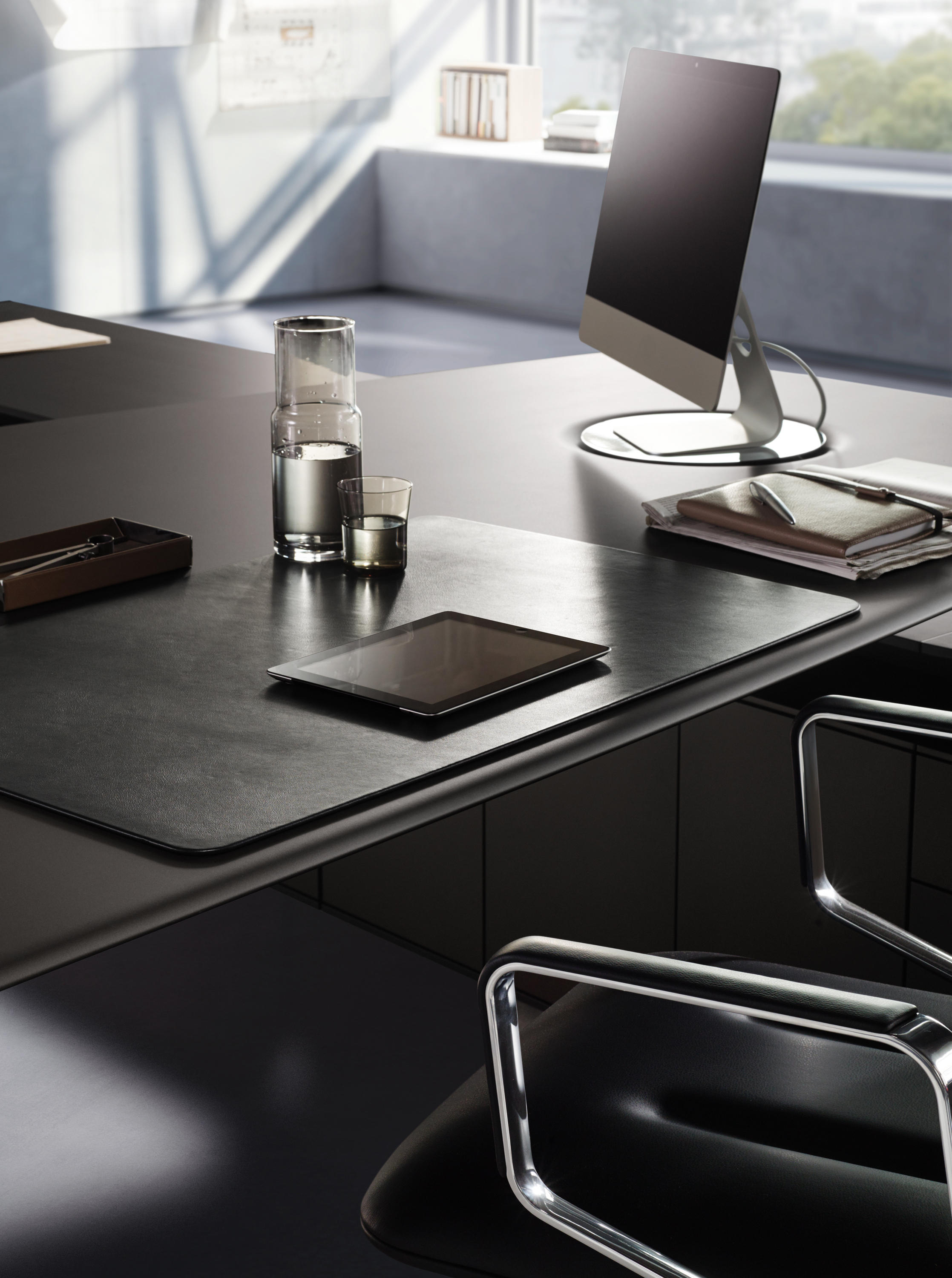 办公台|时尚大班台|办公家具|万象城(中国)家具|KEYPIECE COMMUNICATION DESK.大班台