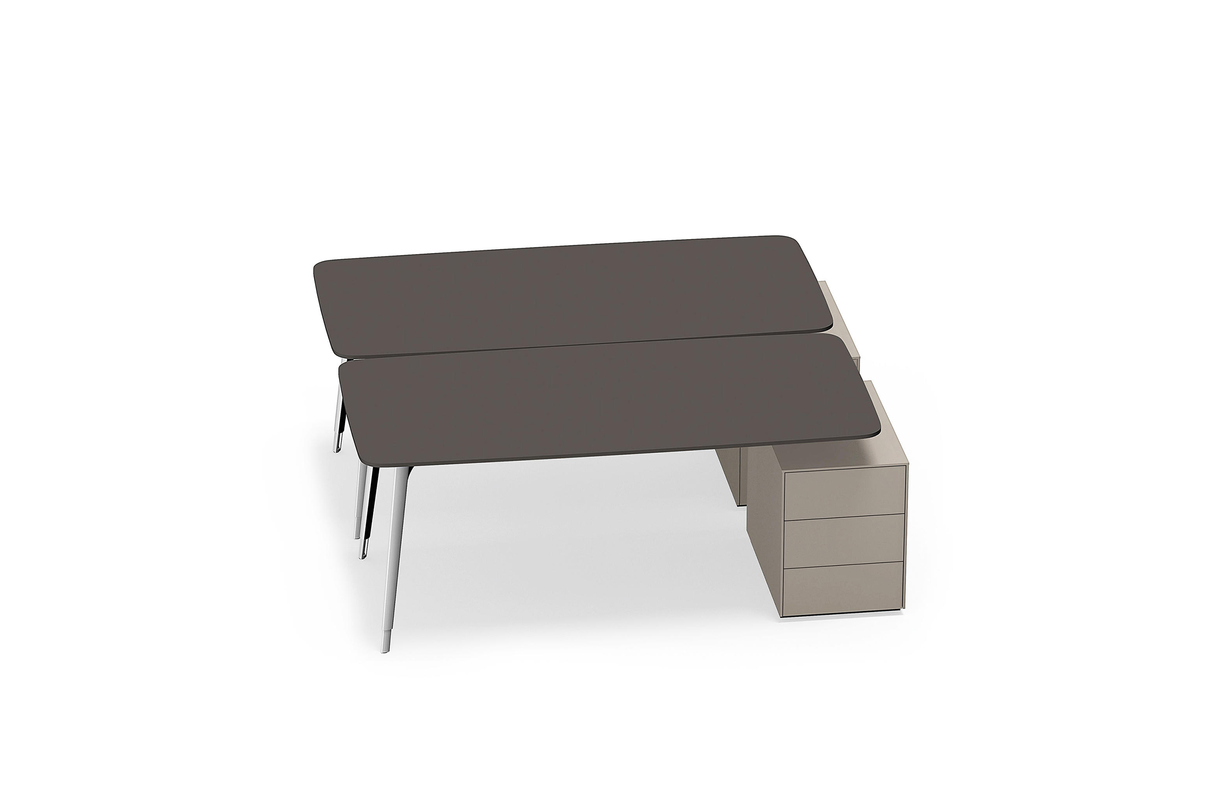 办公台|时尚中班台|办公家具|万象城(中国)家具|KEYPIECE MANAGEMENT DESK.独立班台