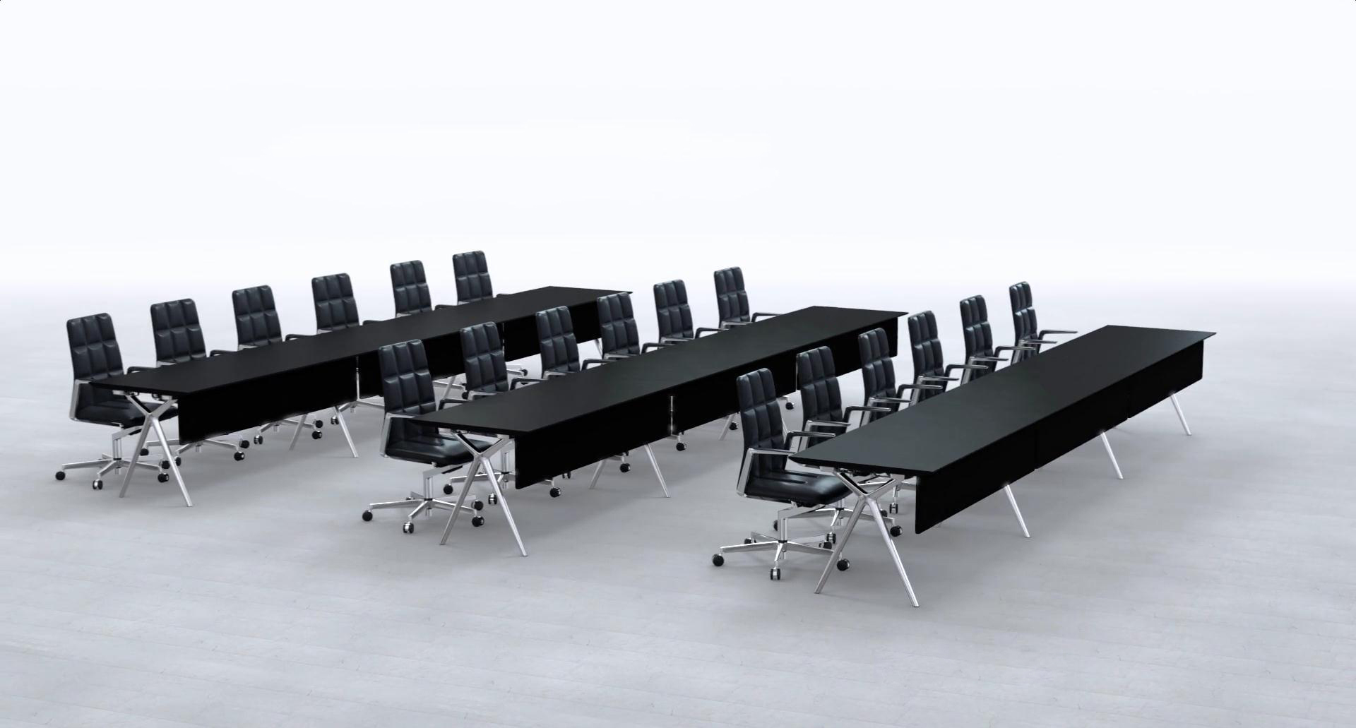 会议台|实木会议台|办公家具|万象城(中国)家具|ConferenceX-组合会议台