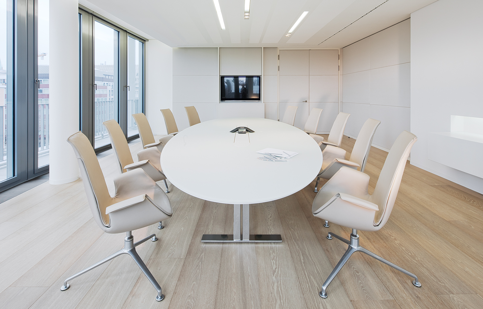 会议台|实木会议台|办公家具|万象城(中国)家具|FRAME LITE会议台