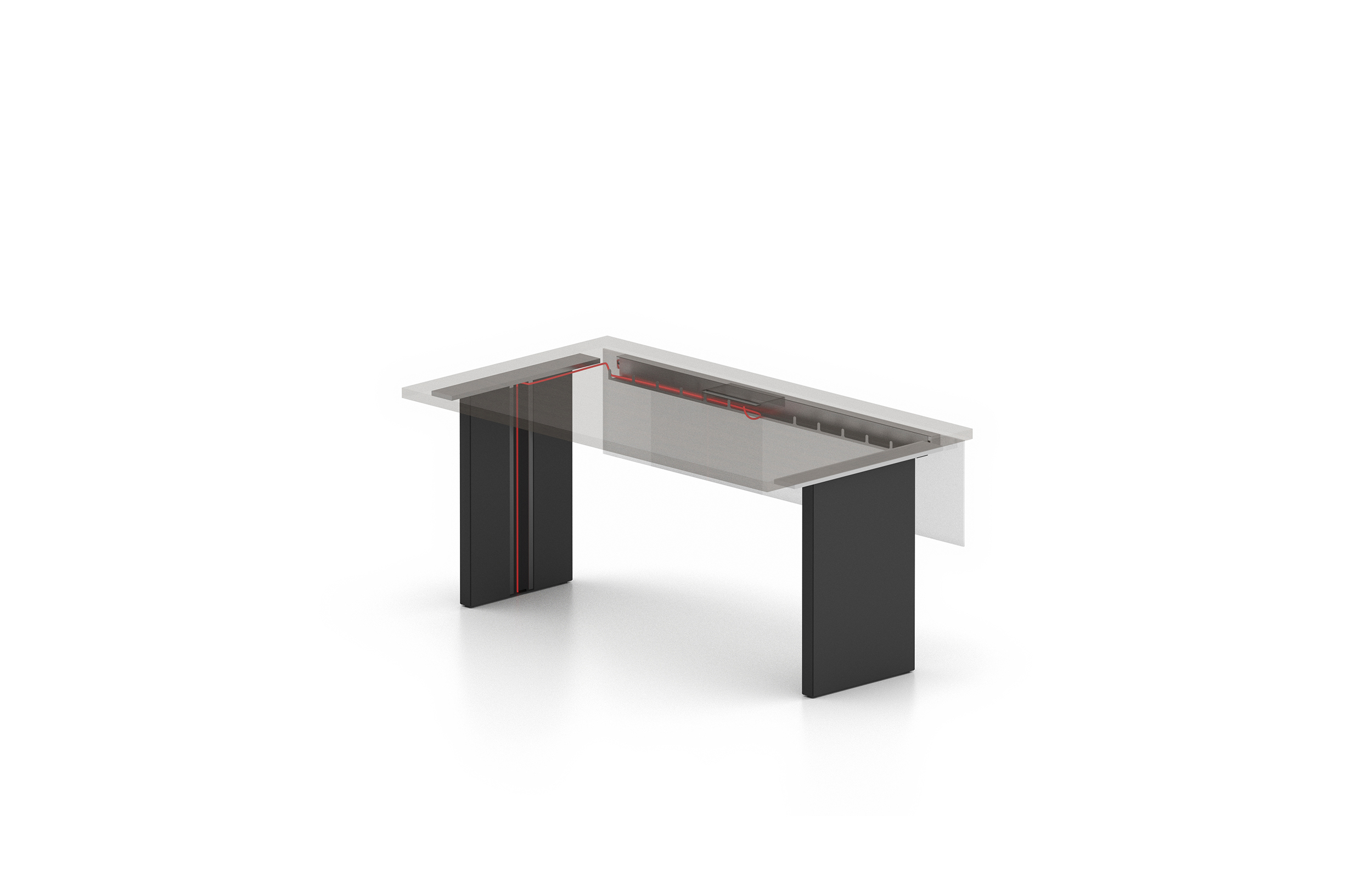 会议台|实木会议台|办公家具|万象城(中国)家具|FRAME LITE会议台