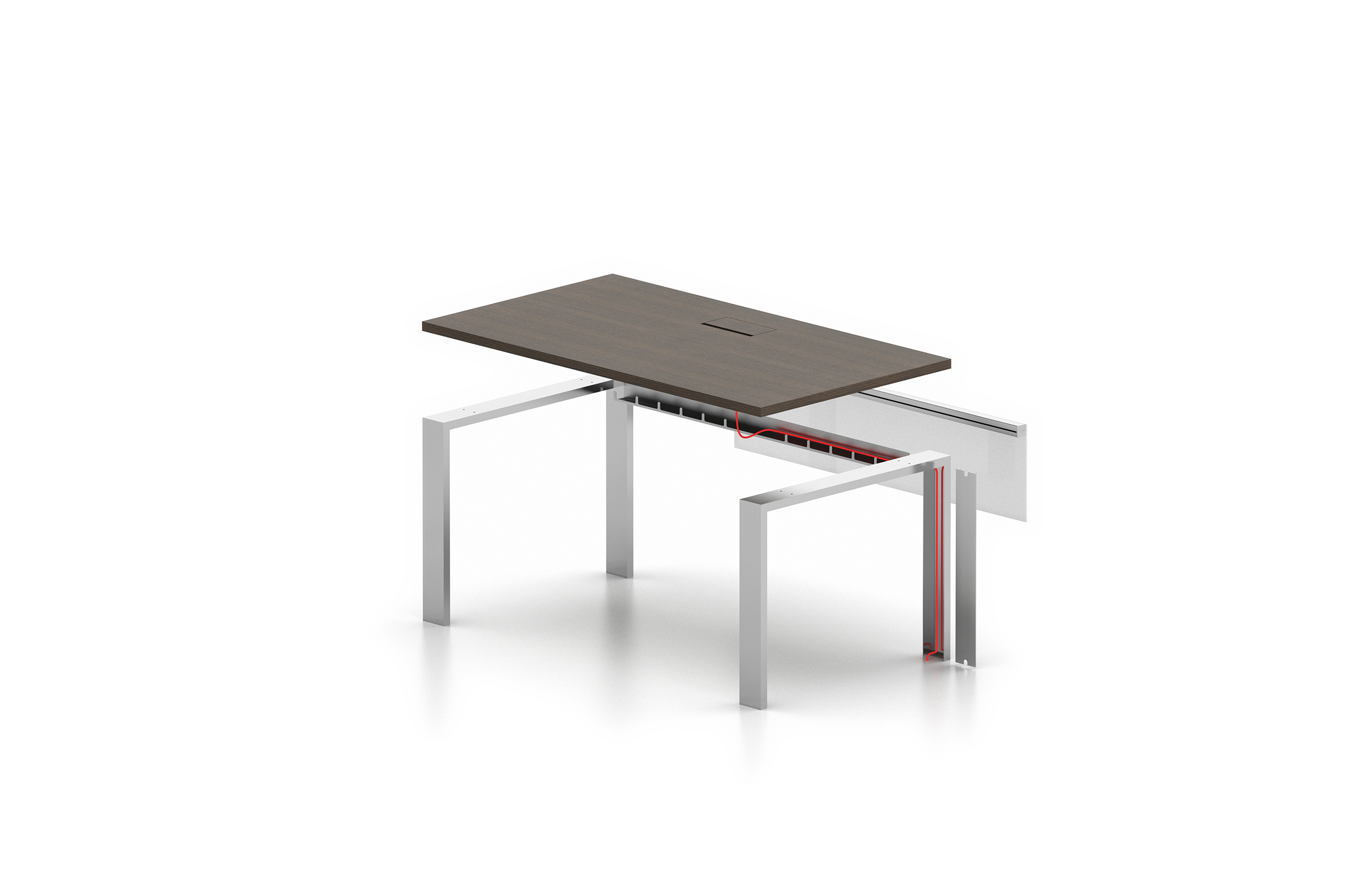 会议台|实木会议台|办公家具|万象城(中国)家具|FRAME LITE会议台