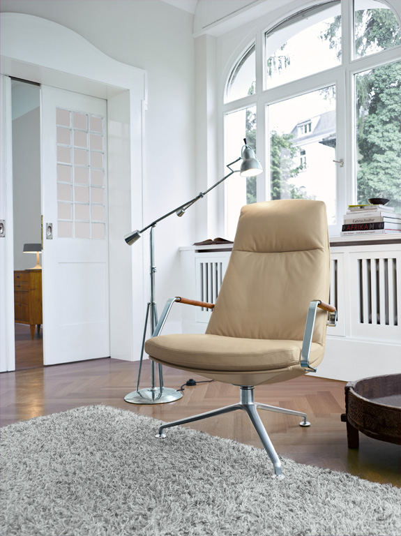 办公椅|现代真皮中班椅|办公家具|万象城(中国)家具|FK 86 Lounge.