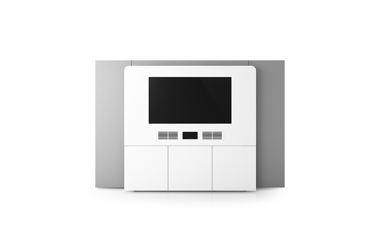 HUB视频系统|HUB视频应用|办公家具|万象城(中国)家具|W4视频会议系统桌