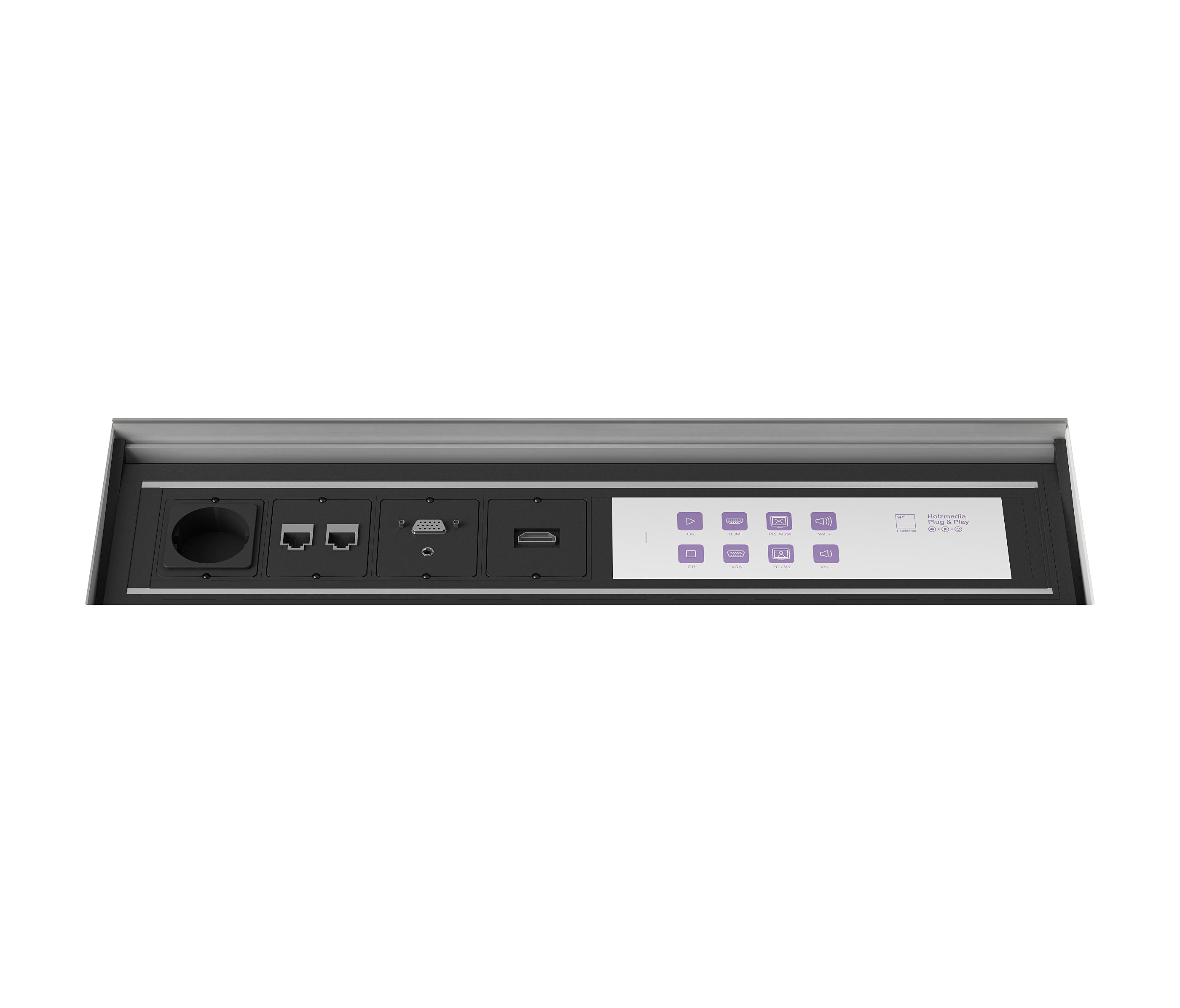 HUB视频系统|HUB视频应用|办公家具|万象城(中国)家具|X6视频会议系统桌